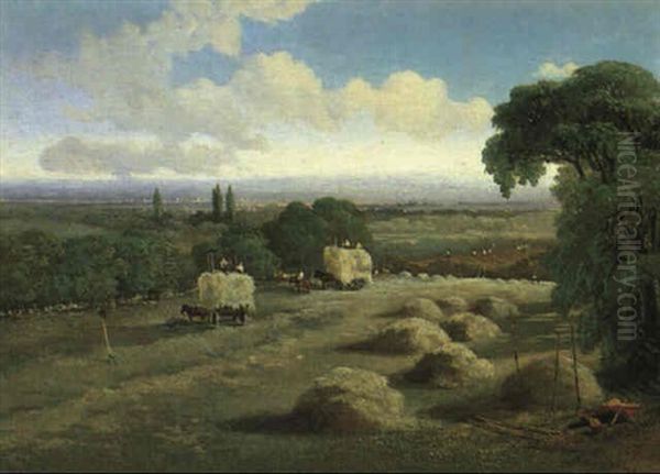 Hampstead Oil Painting by Edmund John Niemann