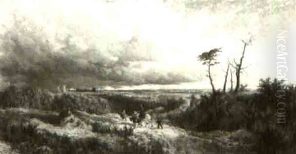 Near Newark Oil Painting by Edmund John Niemann