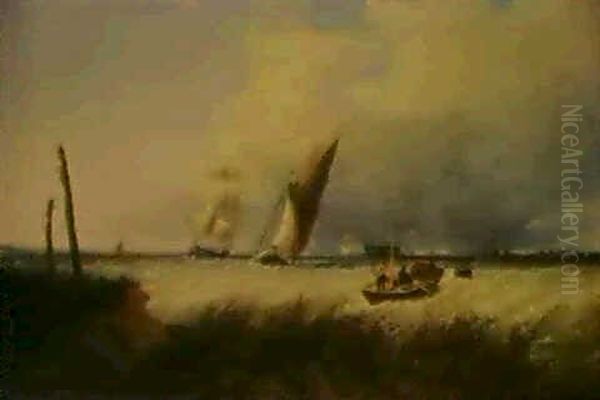 Near Sheerness Oil Painting by Edmund John Niemann