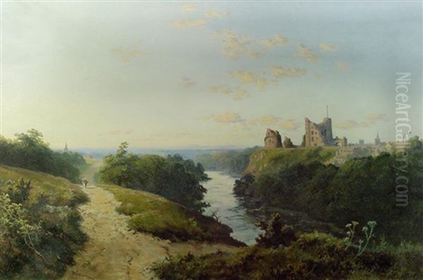 Richmond Castle Oil Painting by Edward H. Niemann