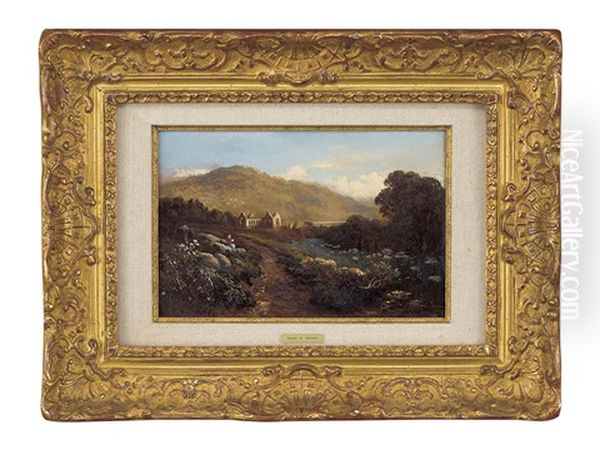 Tintern Abby Landscape Oil Painting by Edward H. Niemann