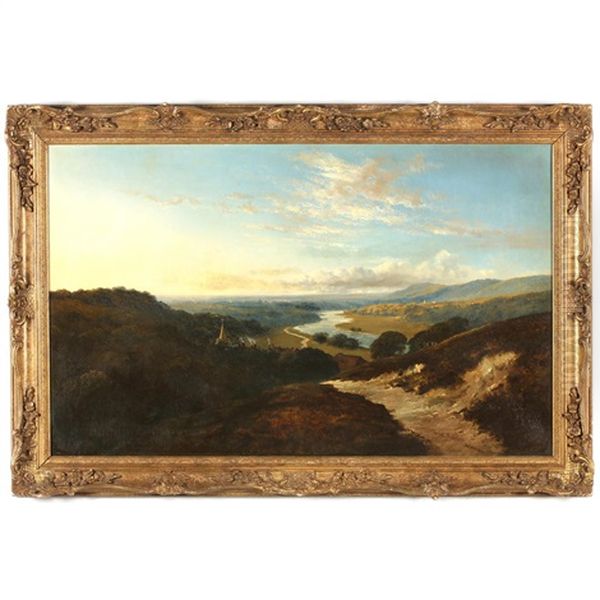 The River Wye Oil Painting by Edward H. Niemann