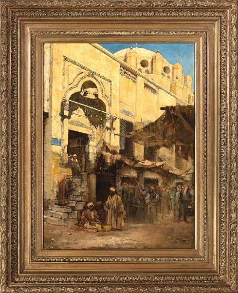 Offering Of The Zakat Oil Painting by Cesare Biseo