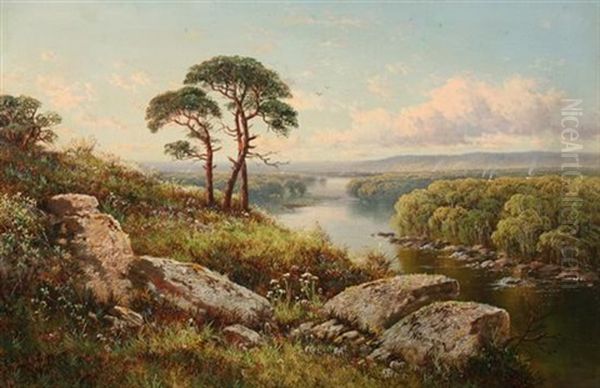 By The Severn Oil Painting by Edward H. Niemann