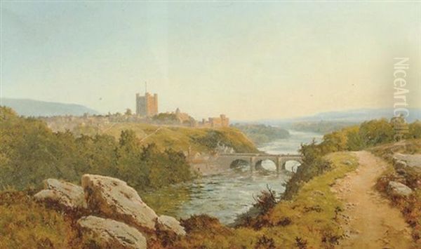 A View Of Richmond Oil Painting by Edward H. Niemann