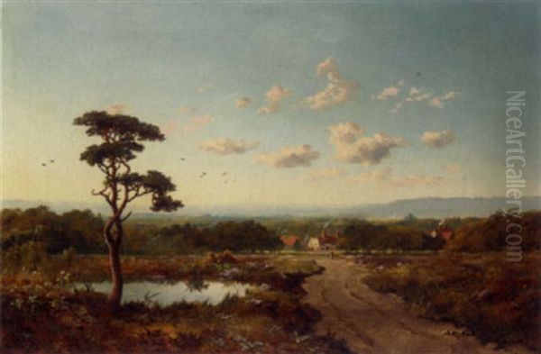 Woking Common, Surrey Oil Painting by Edward H. Niemann