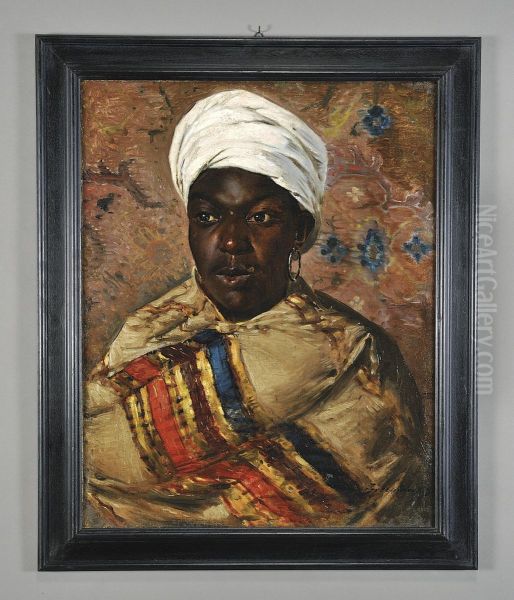 Ritratto Di Notabile Africana Oil Painting by Cesare Biseo