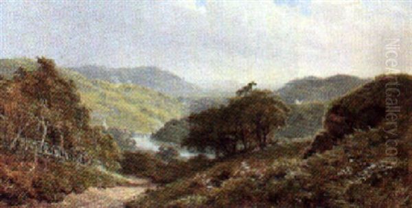 View Of The Wye Oil Painting by Edward H. Niemann