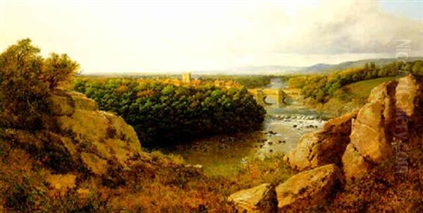 Lodford Bridge Oil Painting by Edward H. Niemann