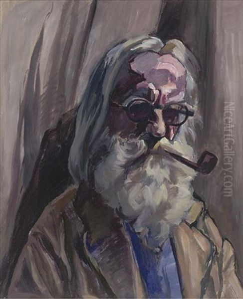 Self-portrait Oil Painting by Paul Nietsche