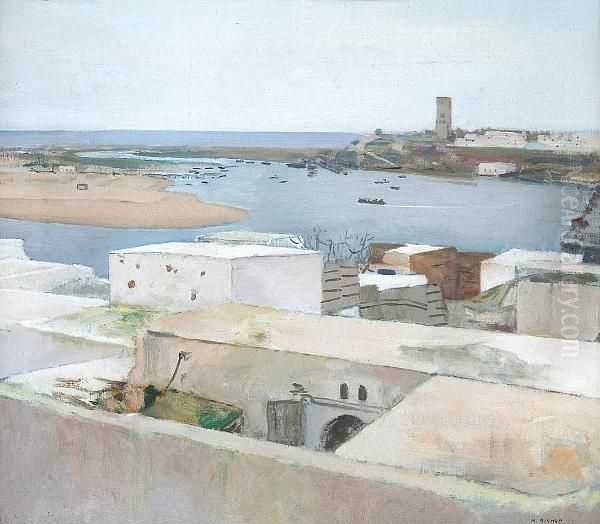 The Ferry, Rabat, Morocco Oil Painting by Henry Bishop