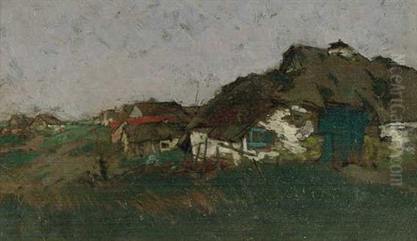 Eifelhutten Bei Wollseifen Oil Painting by Erich Nikutowski