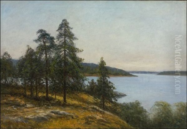 Merimaisema Oil Painting by Johan Severin Nilsson