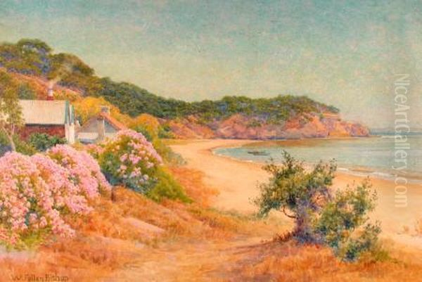 Saint Wannon Point, Nepean, Portsea, Vic Oil Painting by Walter Follen Bishop