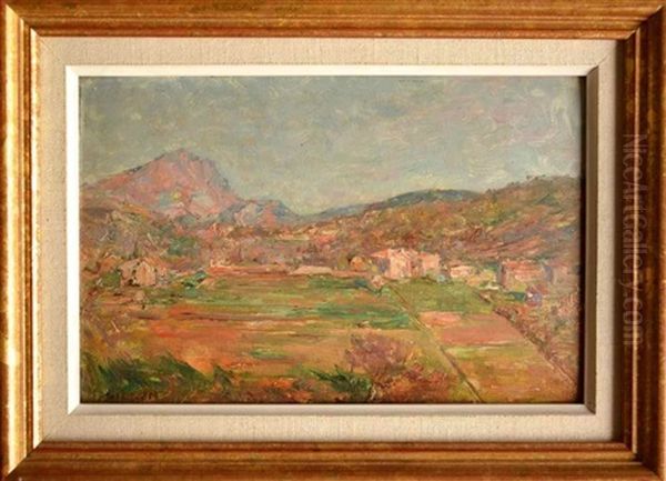 Paysage Aixois A La Sainte-victoire Oil Painting by Barthelemy Niollon