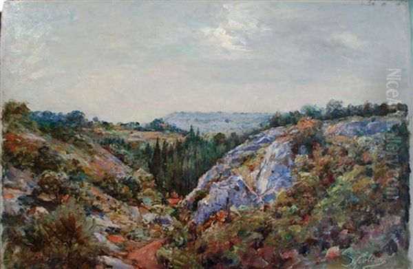 Vallon De Cascaveou Oil Painting by Barthelemy Niollon