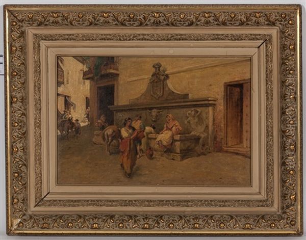 Old Granada Oil Painting by Pollock Sinclair Nisbet