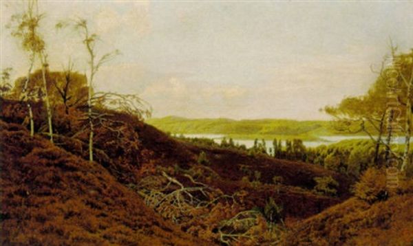 Jysk Landskab Oil Painting by Thorvald Simeon Niss