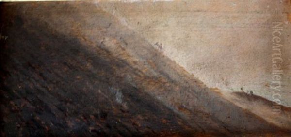 Paysage De Montagne Oil Painting by Giuseppe de Nittis