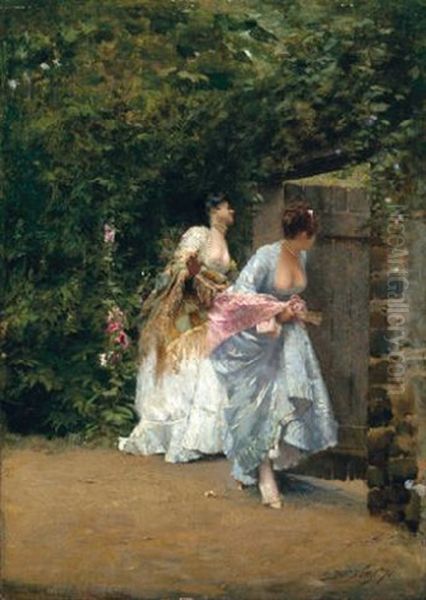 Il Ritorno Dal Ballo Oil Painting by Giuseppe de Nittis