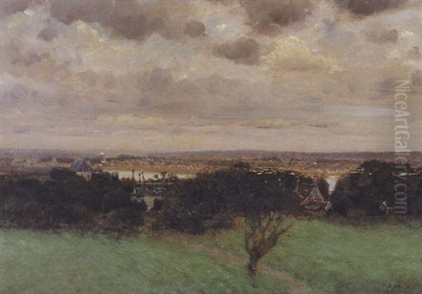 Vue De La Seine A Saint-germain-en-laye by Giuseppe de Nittis