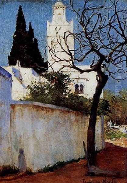 La Mosquee Blanche Oil Painting by Francisque Noailly