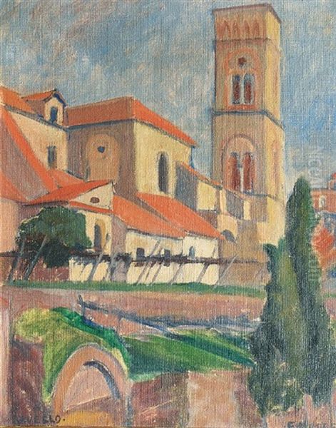 Ravello Oil Painting by Erwin Noebbe