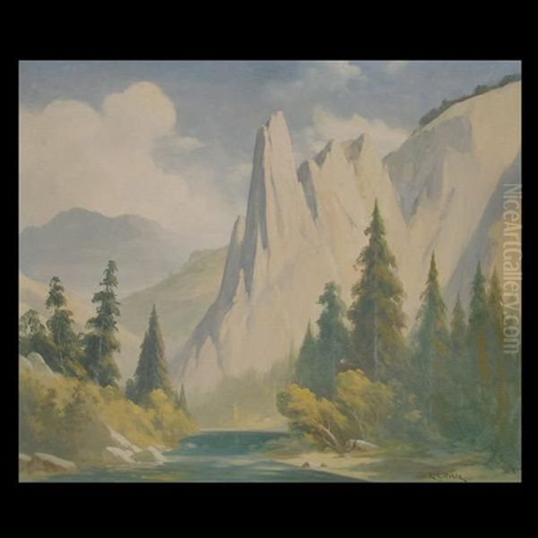 Mountain Landscape by Raymond Elder Noble