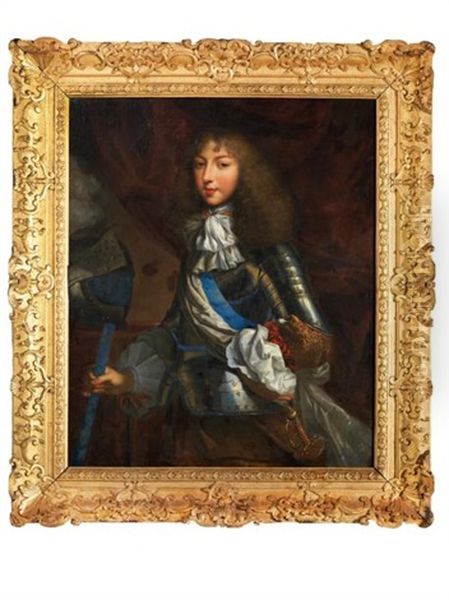 Portrait De Philippe D'orleans, Frere De Louis Xiv (1640-1701) Oil Painting by Jean Nocret