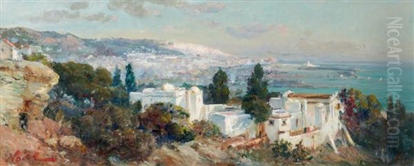 Vue De La Baie D'alger Oil Painting by Maxime Noire