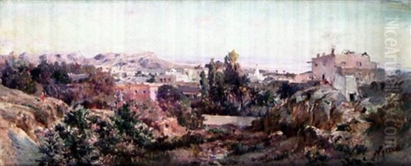 Paysage Montagneux Du Sud Algerien Oil Painting by Maxime Noire