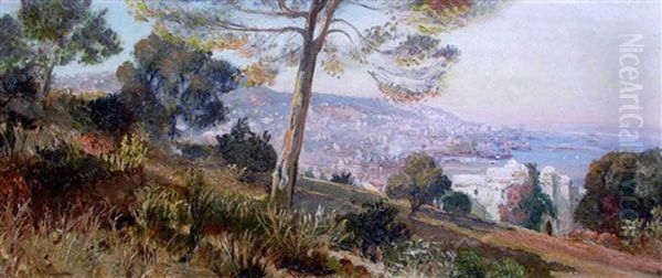 Vue D'alger Depuis Les Hauteurs De La Kouba Oil Painting by Maxime Noire