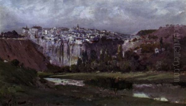 Vue De Constantine Oil Painting by Maxime Noire