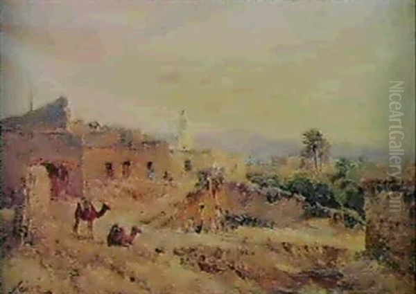 Le Sud Algerien Oil Painting by Maxime Noire