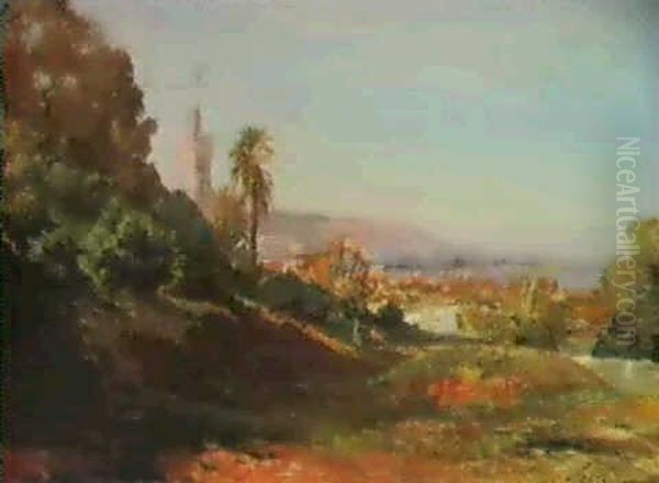 Vue De La Baiae D'alger Oil Painting by Maxime Noire