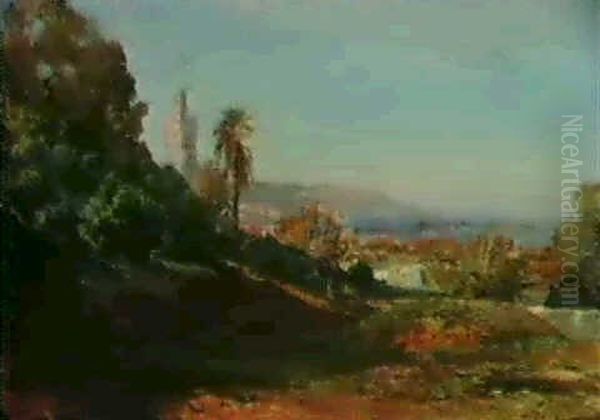 Vue De La Baie D'alger Oil Painting by Maxime Noire