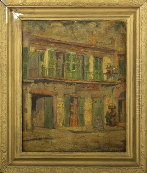 Toulouse Street, French Quarter Oil Painting by Harry A. Nolan