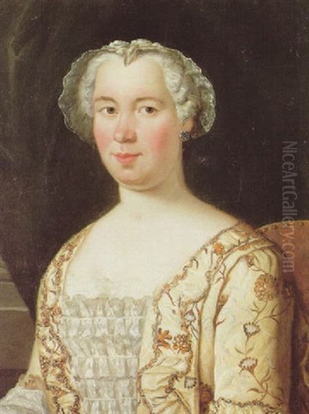 Portrait Maria Leszczynska, Gemahling Konig Ludwig Xv. Von Frankreich by Donat Nonotte