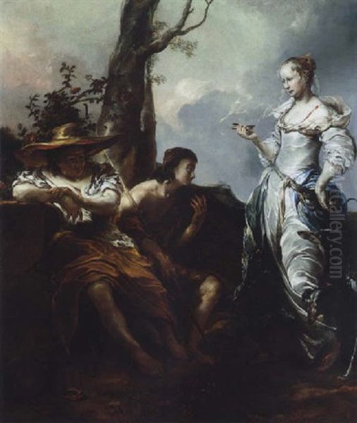 Granida And Daifilo Oil Painting by Jan van Noordt