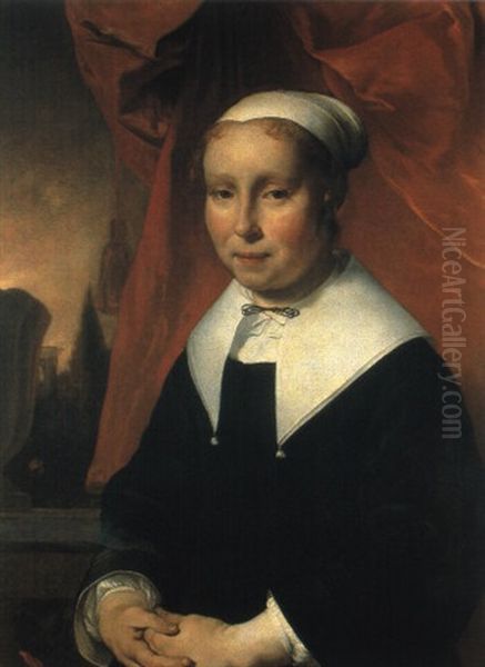 Ritratto Di Donna Oil Painting by Jan van Noordt