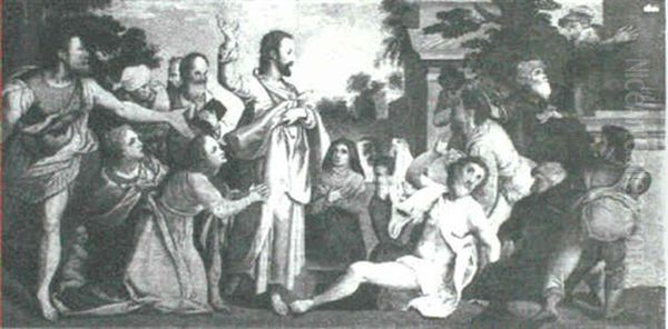 Raising Of Lazarus by Lambert van Noort