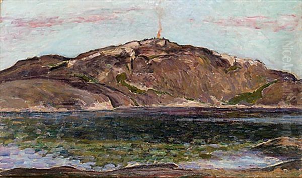 Berget Vid Kyrkesund Oil Painting by Karl Nordstroem