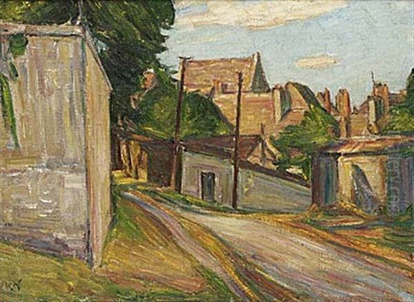 Bygata I Provins Oil Painting by Karl Nordstroem