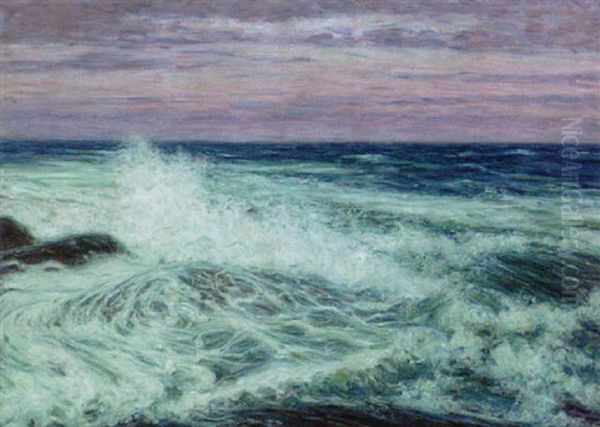 Vesterhavet Oil Painting by Karl Nordstroem