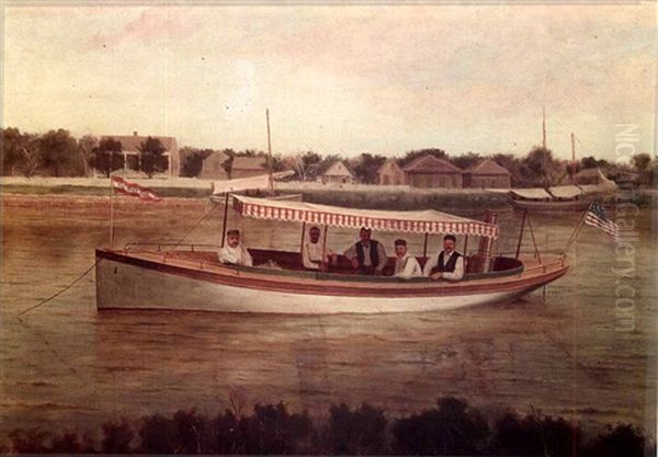 Scene On Bayou St. John Oil Painting by August Norieri