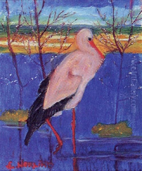 Stork I Karr by Ernst Norlind