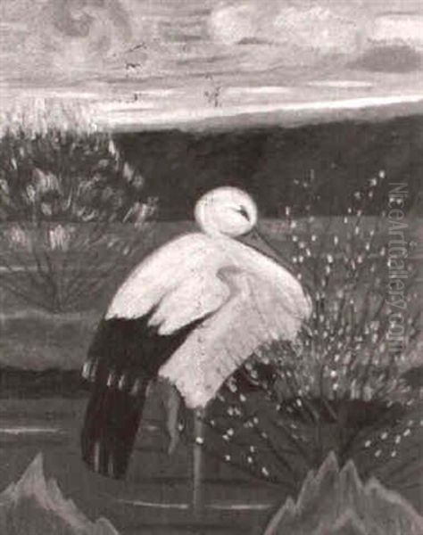 Stork I Karr by Ernst Norlind