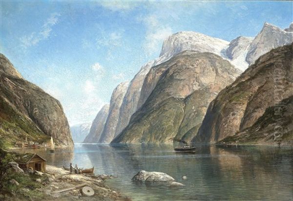 La Filatrice Oil Painting by Adelsteen Normann