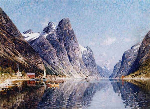 La Filatrice Oil Painting by Adelsteen Normann