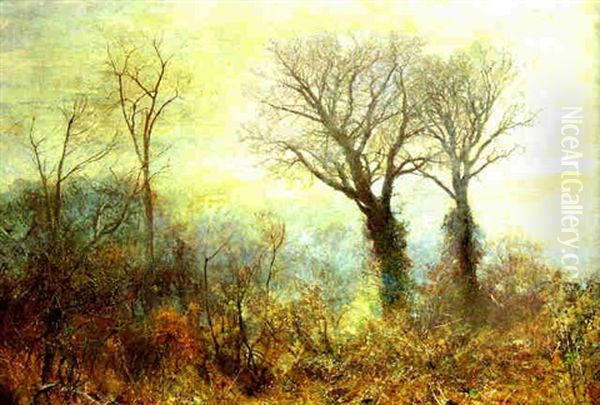 When Winter's Wasteful Spite Was Almost Spent Oil Painting by John William North